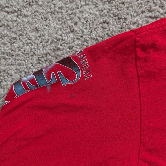 Sturgis Red 2017 77th Annual Bike Week South Dakota Long Sleeve Shirt Size Large - Picture 7 of 9